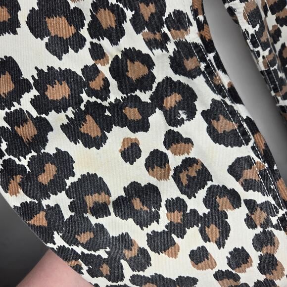 VINTAGE Jeans St Tropez High Rise Animal Print Jeans Size 7 - Picture 9 of 13